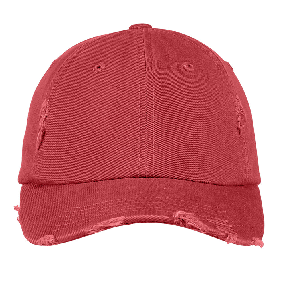 District Distressed Embroidered Cap