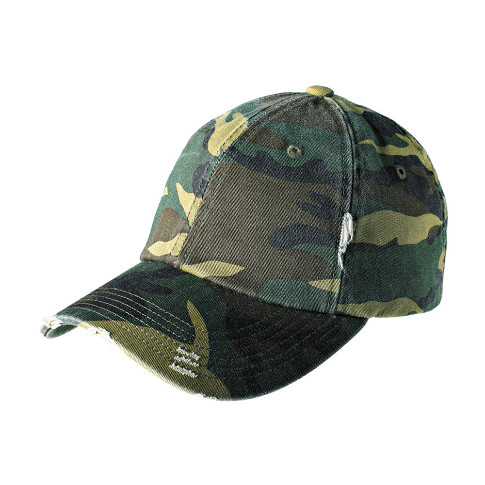 District Distressed Embroidered Cap