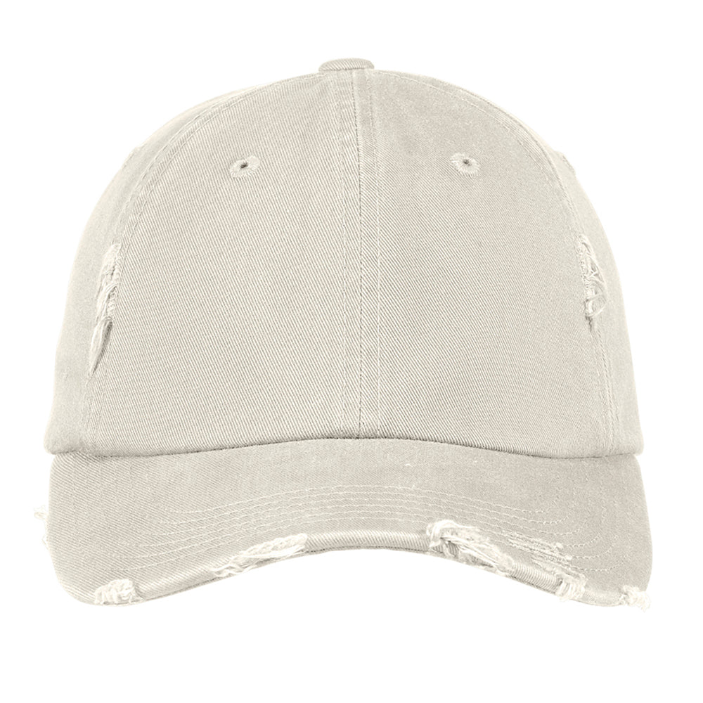 District Distressed Embroidered Cap