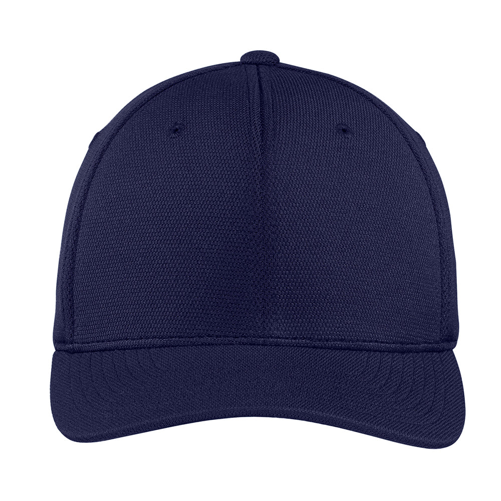 Sport-Tek Flexfit Cool & Dry Poly Block Mesh Embroidered Cap - True Navy Blue