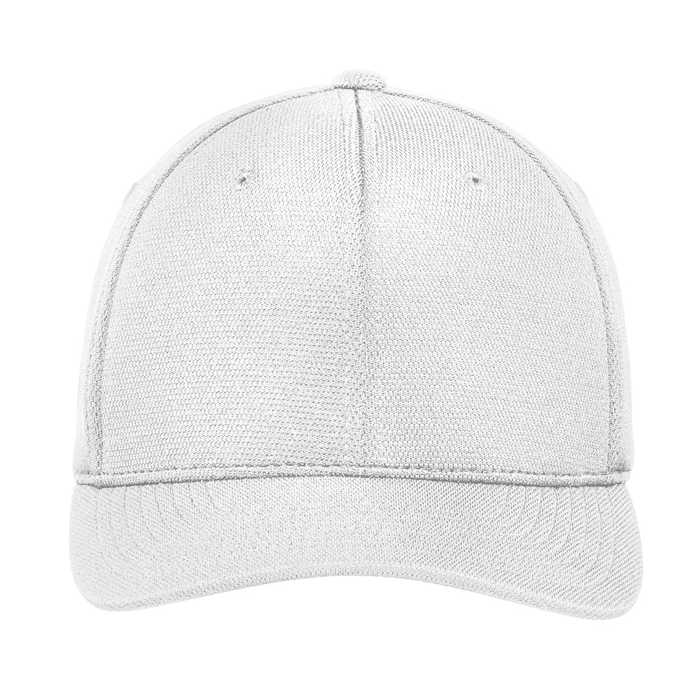 Sport-Tek Flexfit Cool & Dry Poly Block Mesh Embroidered Cap - White