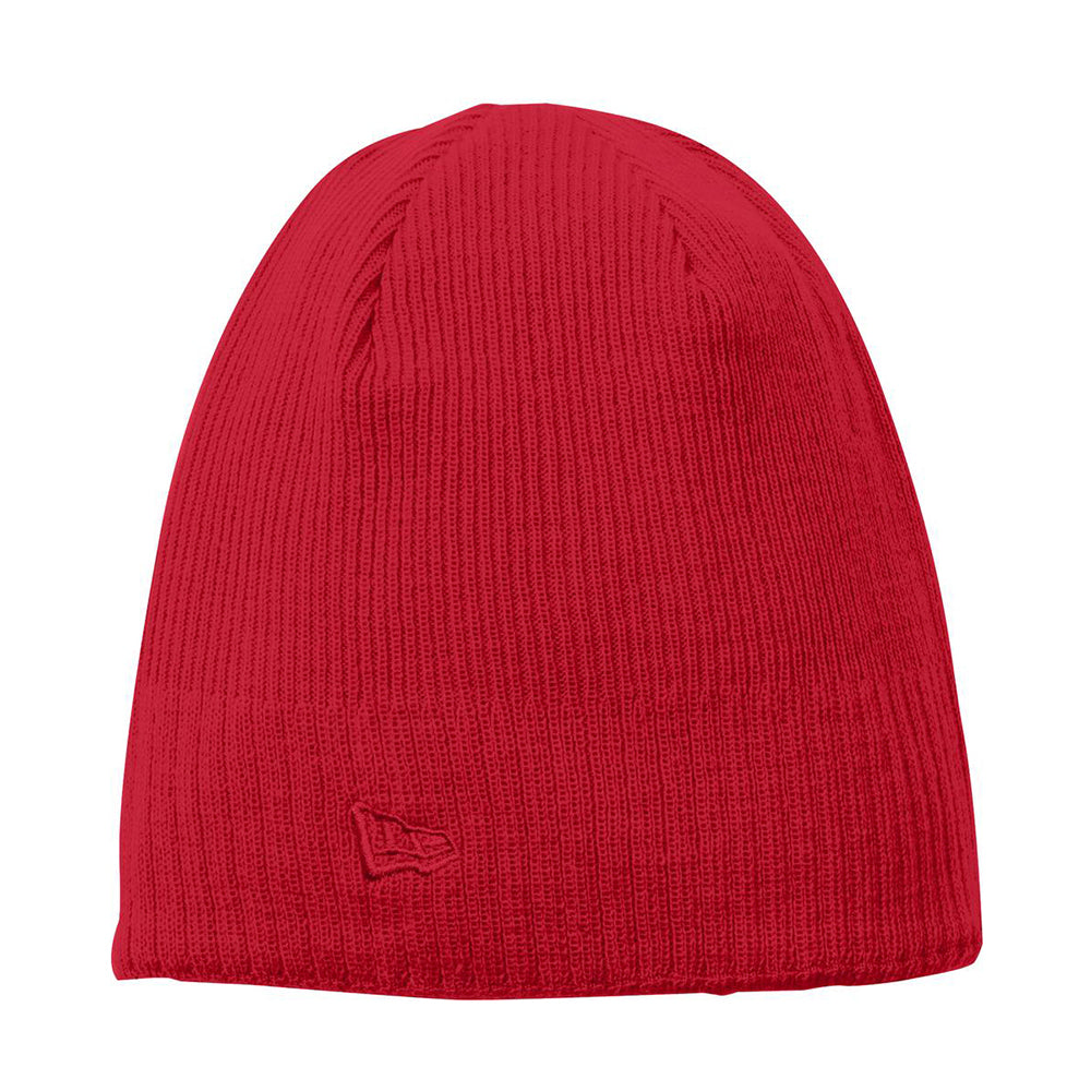 New Era Knit Embroidered Beanie - Red