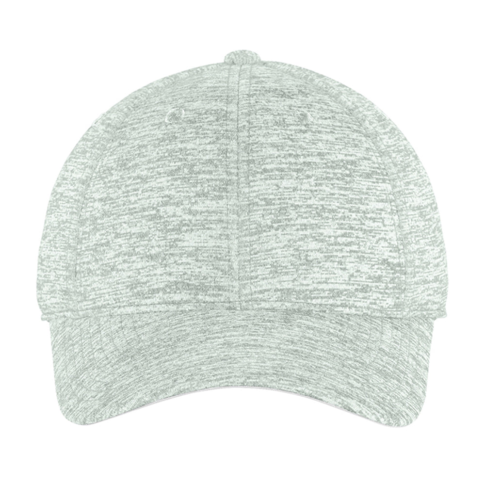 Sport-Tek PosiCharge Electric Heather Embroidered Cap - Silver Grey Electric