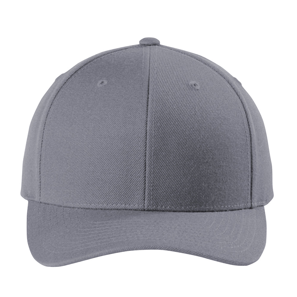 Sport-Tek Yupoong Curve Bill Snapback Embroidered Cap - Graphite Grey (PMS 7540C)