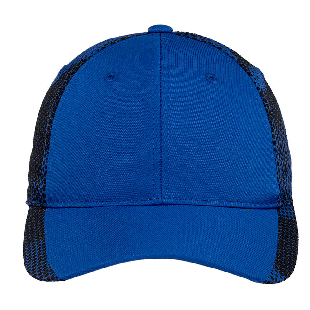 Sport-Tek CamoHex Embroidered Cap - True Royal Blue (PMS 7687C)