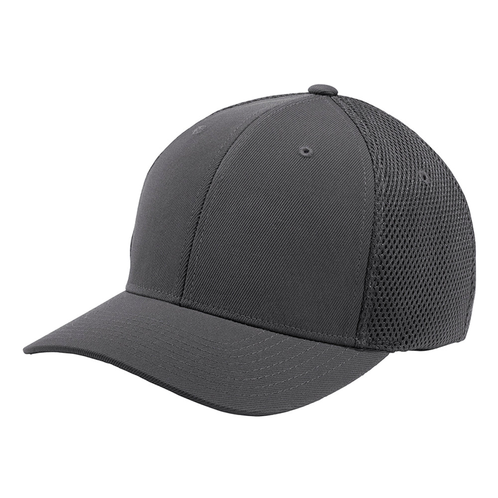 Sport-Tek Flexfit Air Mesh Back Embroidered Cap - Graphite Grey/Graphite Grey (PMS 432C)