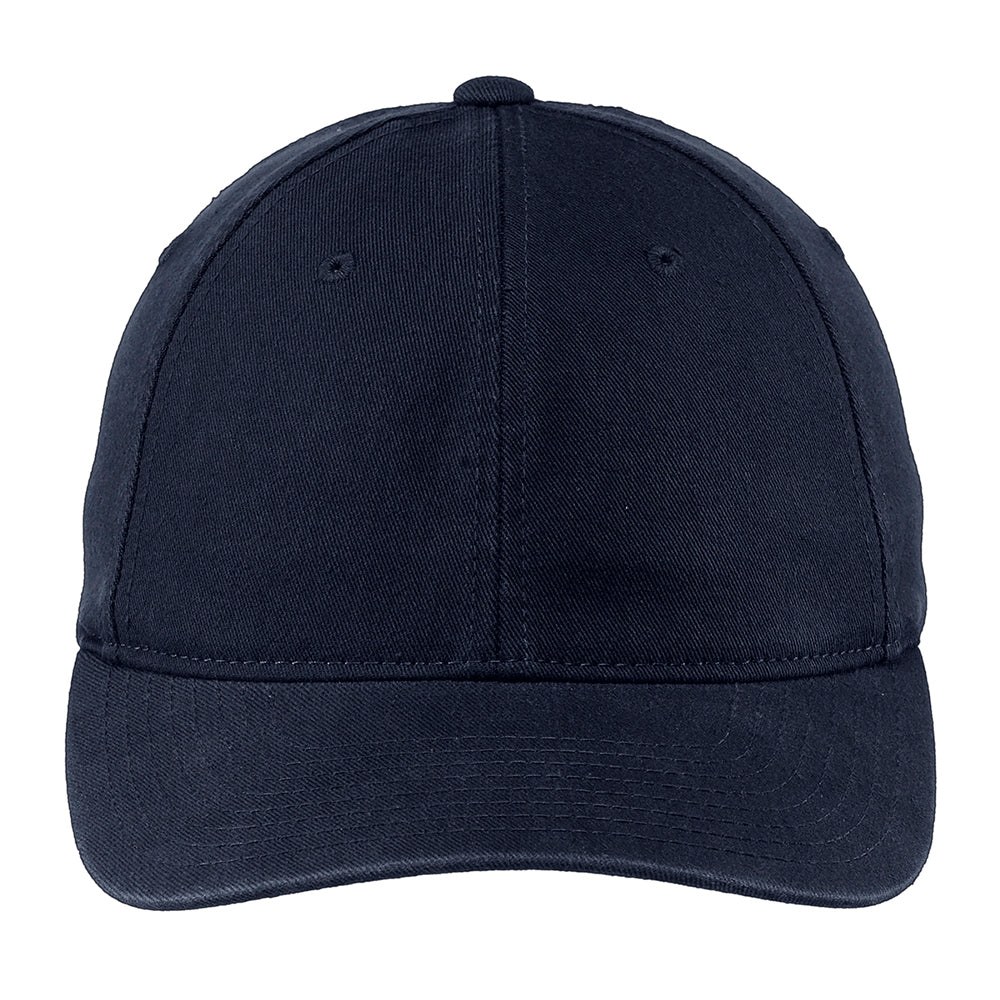 Port Authority Flexfit Garment Washed Embroidered Cap - Navy Blue