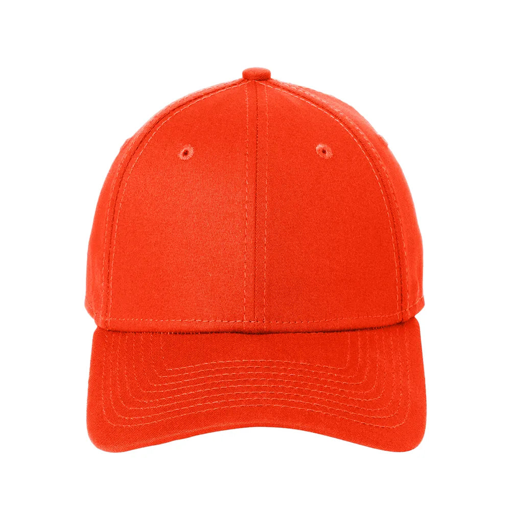 New Era - Structured Stretch Cotton Embroidered Cap - Orange (PMS 7597C)