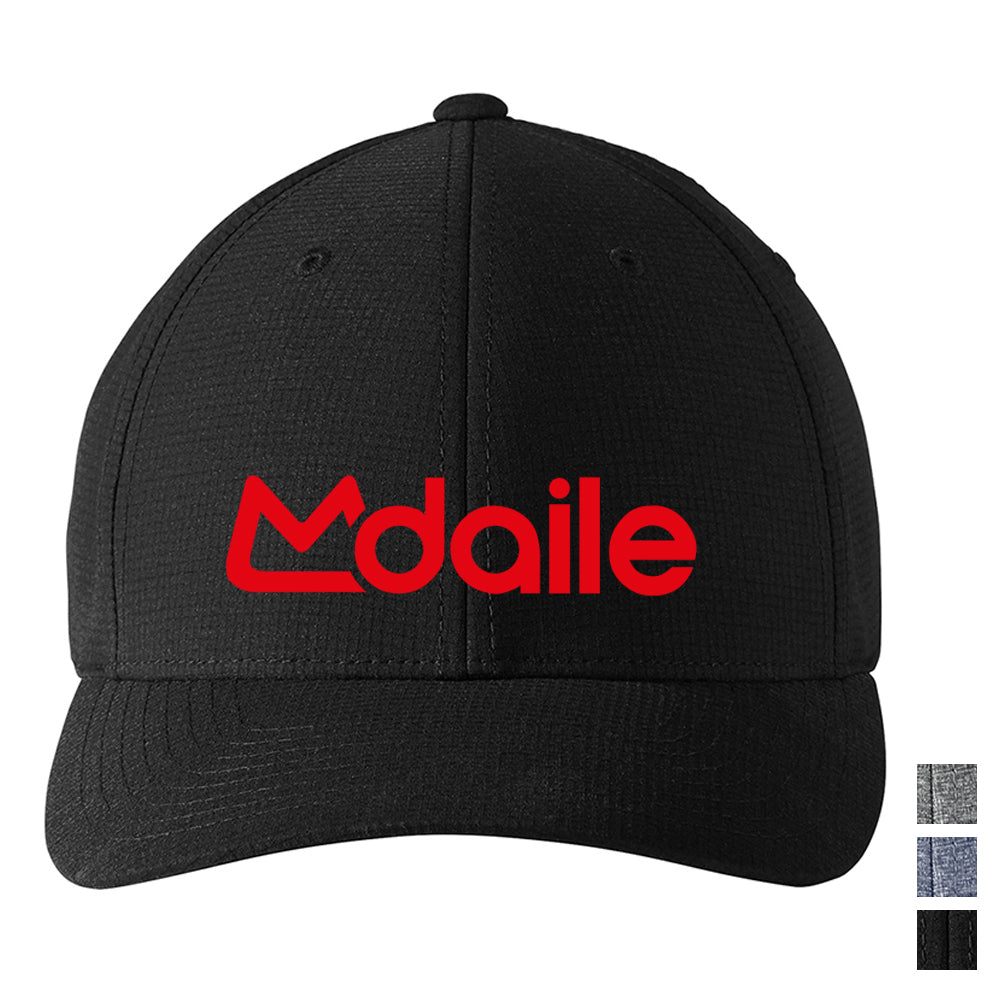 Port Authority Flexfit 110 Performance Snapback Embroidered Cap - Black (PMS BLACK C)