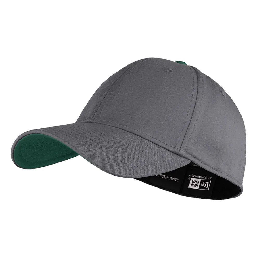 New Era Interception Embroidered Cap - Graphite Grey/Dark Green (PMS 567C)