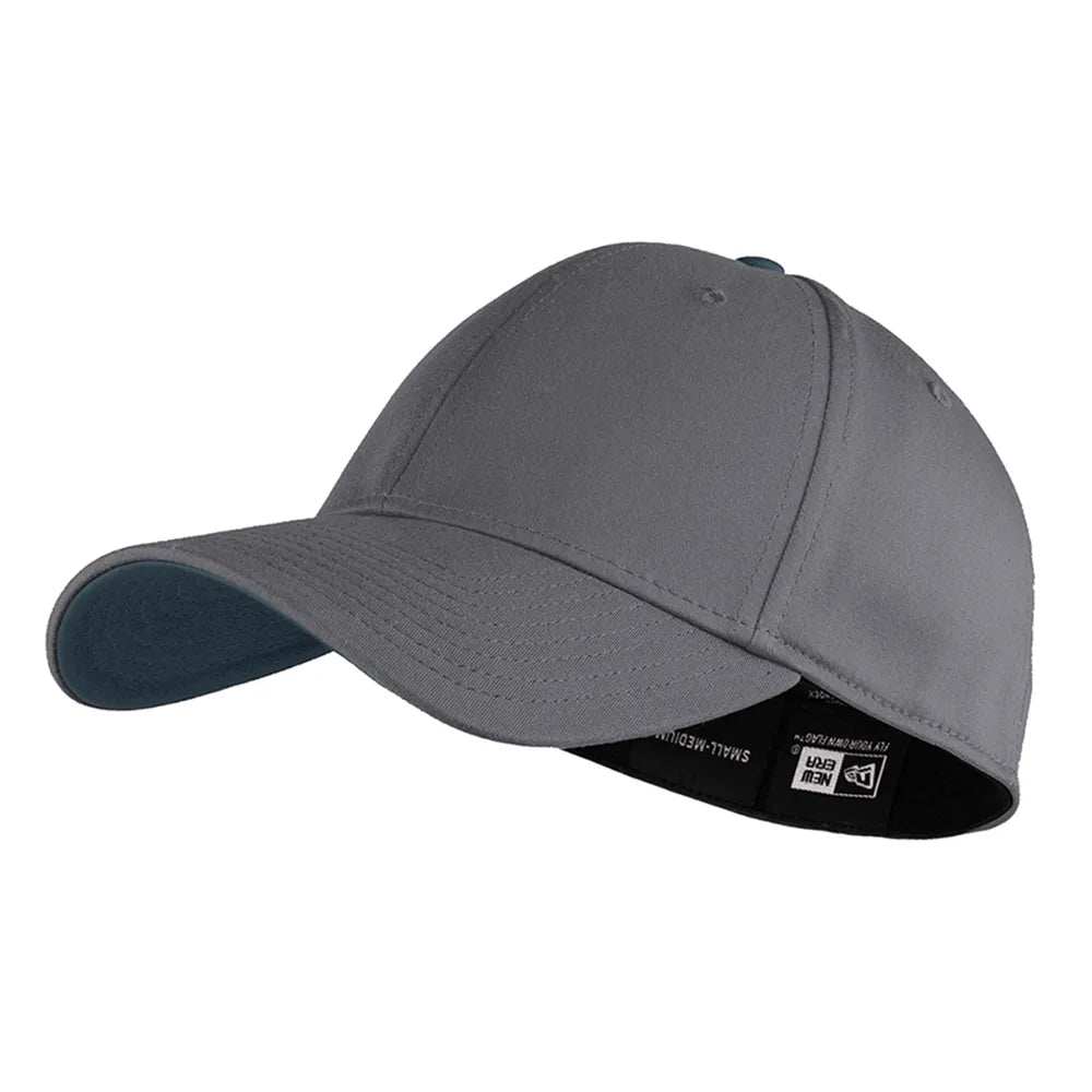 New Era Interception Embroidered Cap - Graphite Grey/Deep Navy Blue (PMS 7547C)
