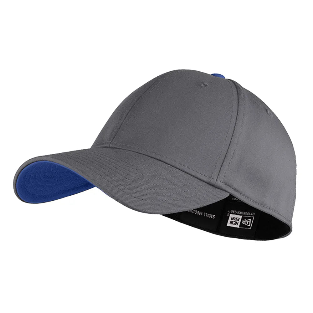 New Era Interception Embroidered Cap - Graphite Grey/Royal Blue(PMS 2757C)