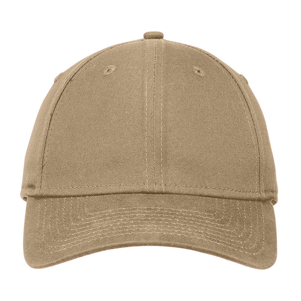 New Era - Adjustable Structured Embroidered Cap - Khaki Beige (PMS 403C)