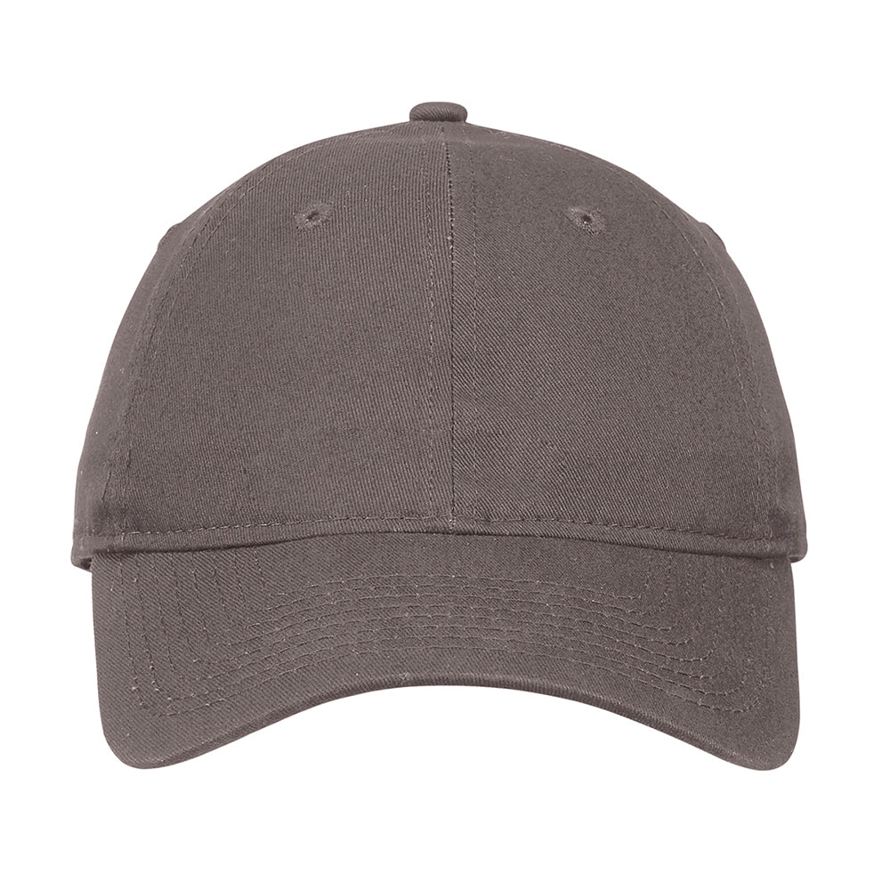 New Era - Adjustable Unstructured Embroidered Cap - Graphite Grey(PMS 7540C)