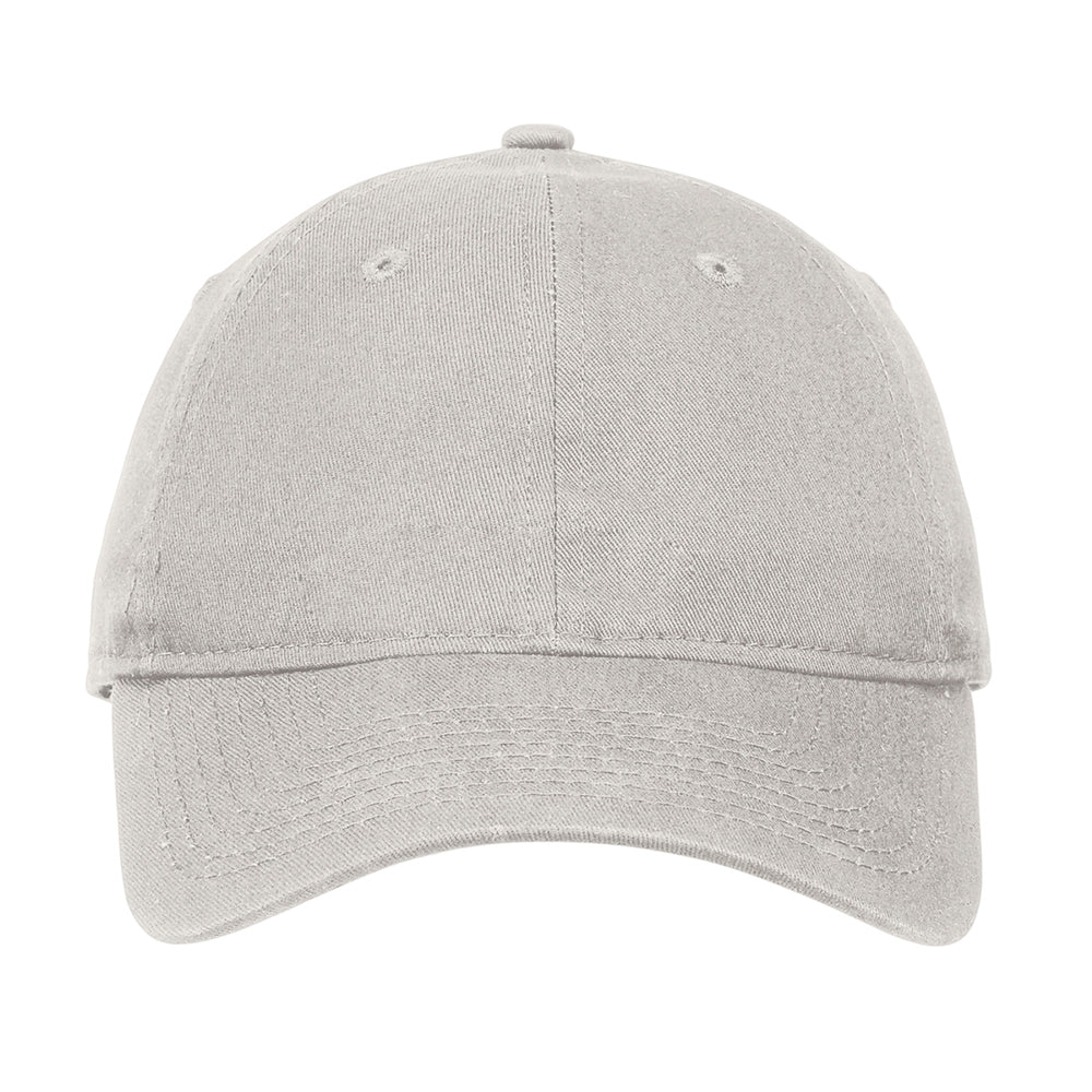 New Era - Adjustable Unstructured Embroidered Cap - Stone Grey(PMS 7534C)