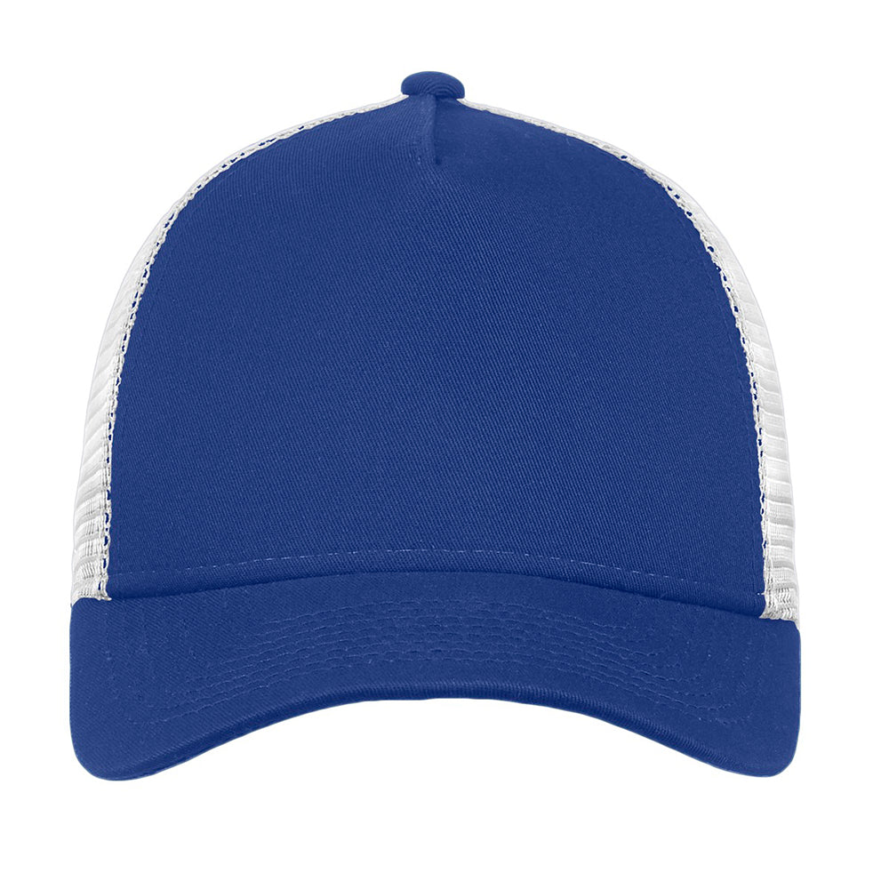 New Era Snapback Trucker Embroidered Cap - Royal Blue/White (PMS 2757C)