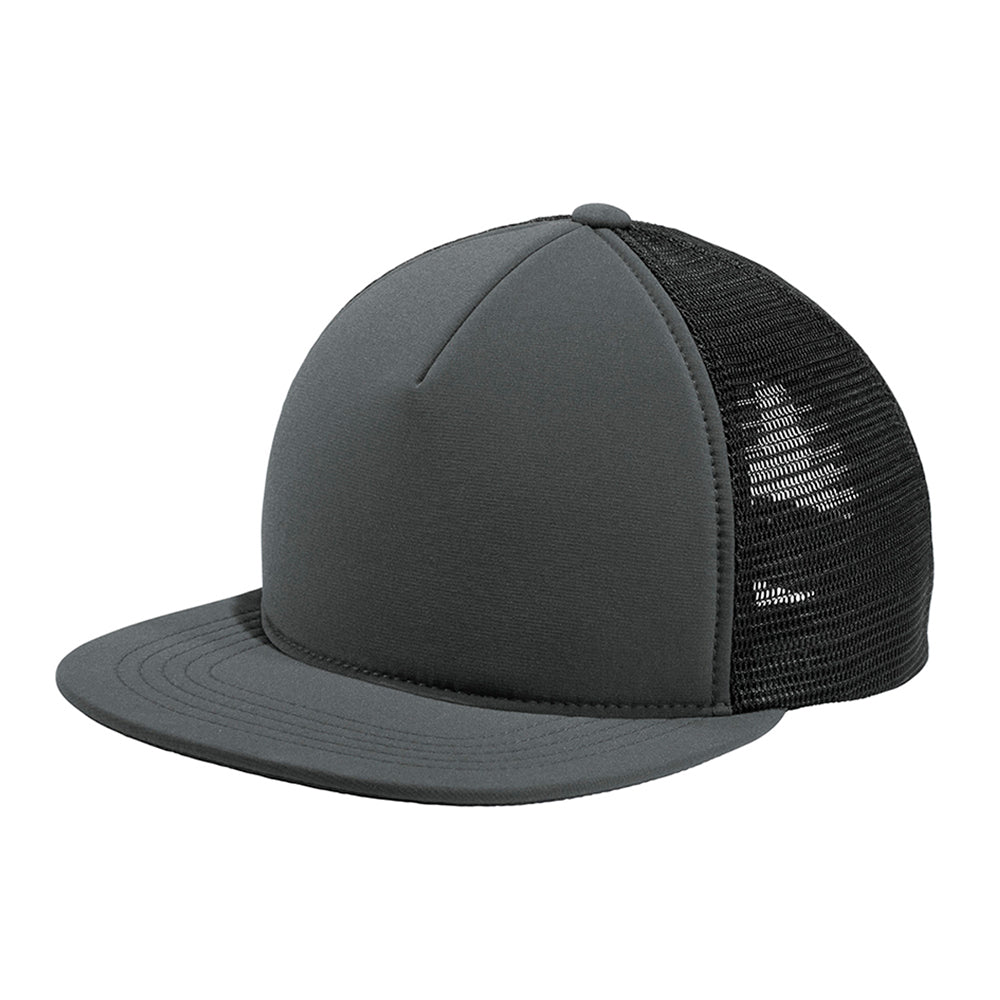 Port Authority Flexfit 110 Foam Outdoor Embroidered Cap - Graphite Grey/Black