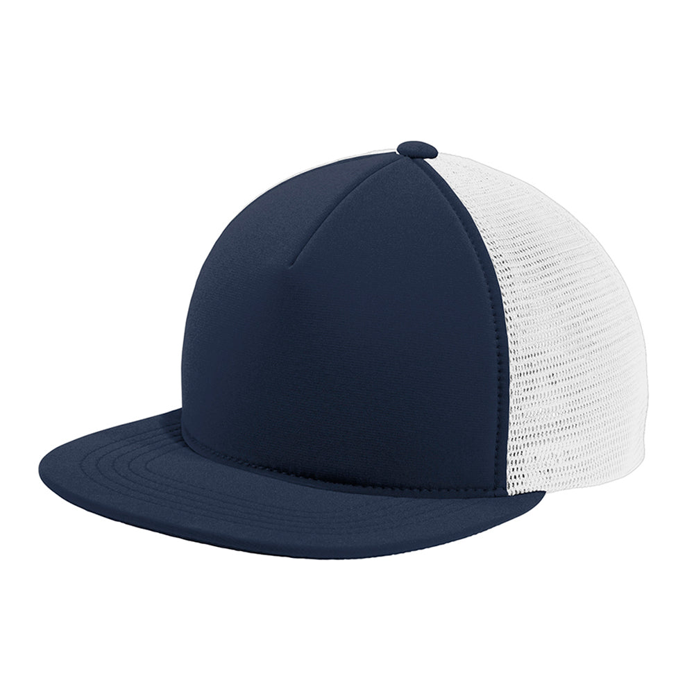 Port Authority Flexfit 110 Foam Outdoor Embroidered Cap - True Navy Blue/White