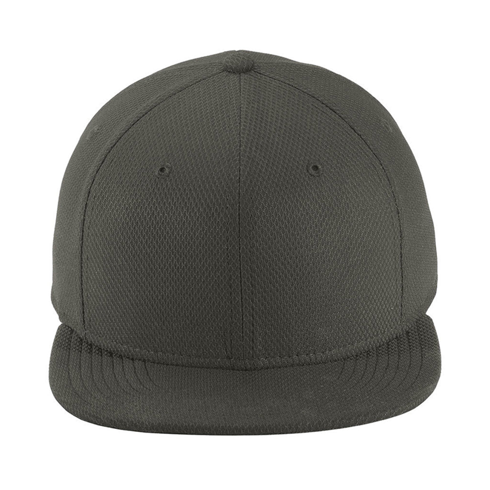 New Era Original Fit Diamond Era Flat Bill Snapback Embroidered Cap - Graphite Grey