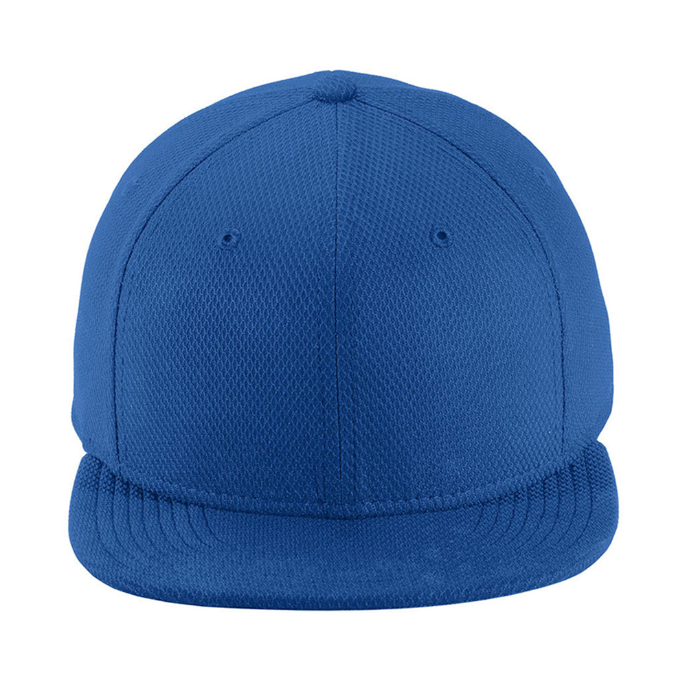 New Era Original Fit Diamond Era Flat Bill Snapback Embroidered Cap - Royal Blue