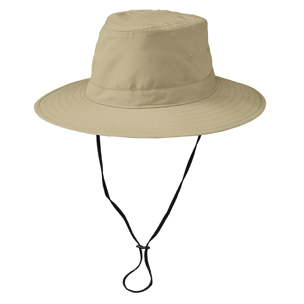 Port Authority Lifestyle Brim Embroidered Hat - Stone Beige
