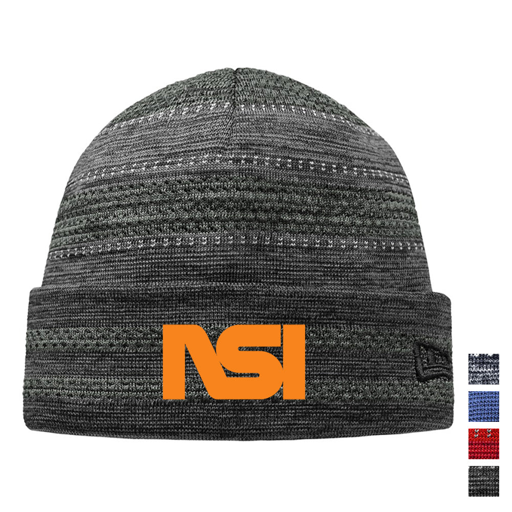 New Era On-Field Knit Embroidered Beanie - Black (PMS BLACK C)
