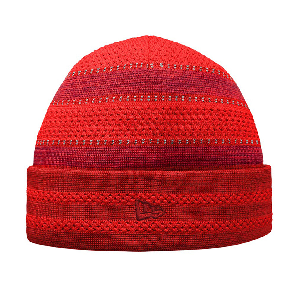 New Era On-Field Knit Embroidered Beanie - Scarlet Red(PMS 187C)