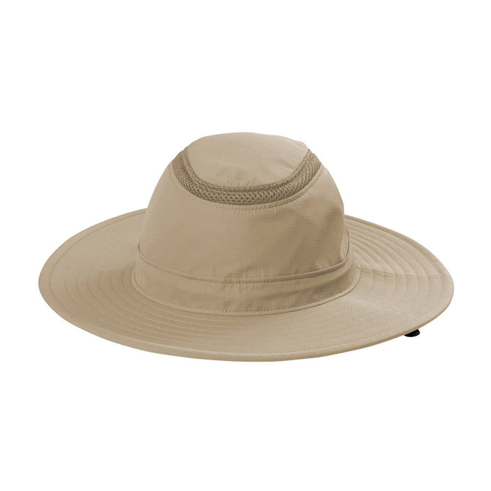 Port Authority Outdoor Ventilated Wide Brim Embroidered Hat - Stone Beige