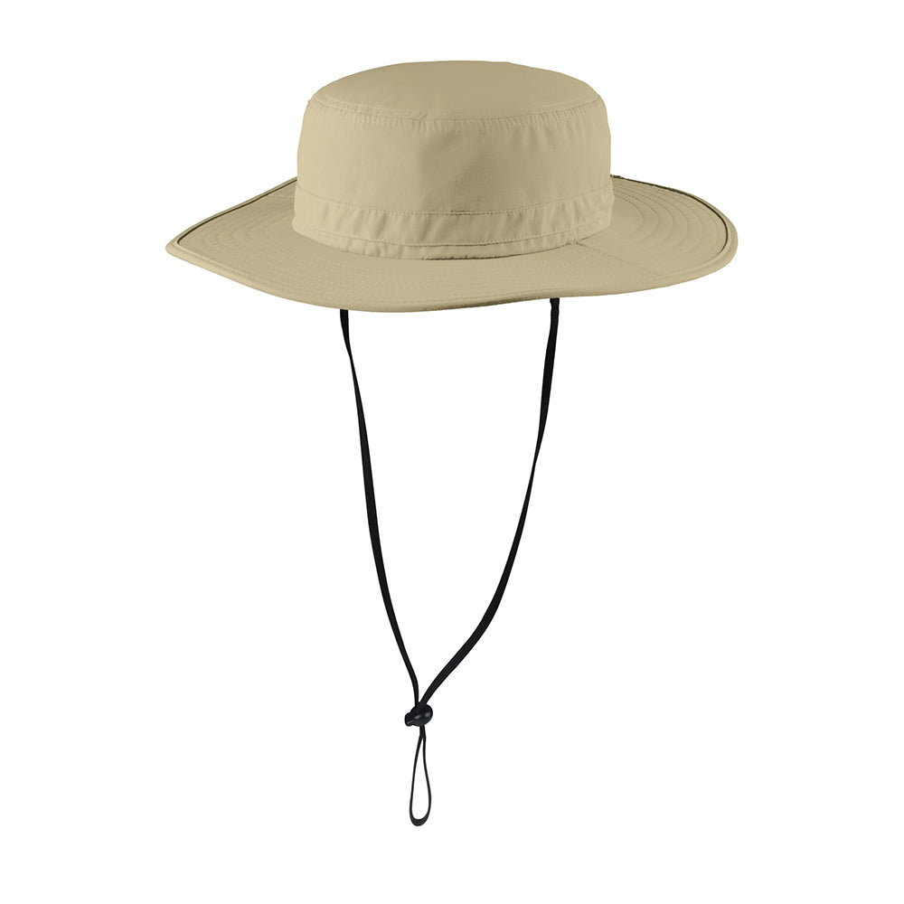 Port Authority Outdoor Wide-Brim Embroidered Hat - Stone Beige