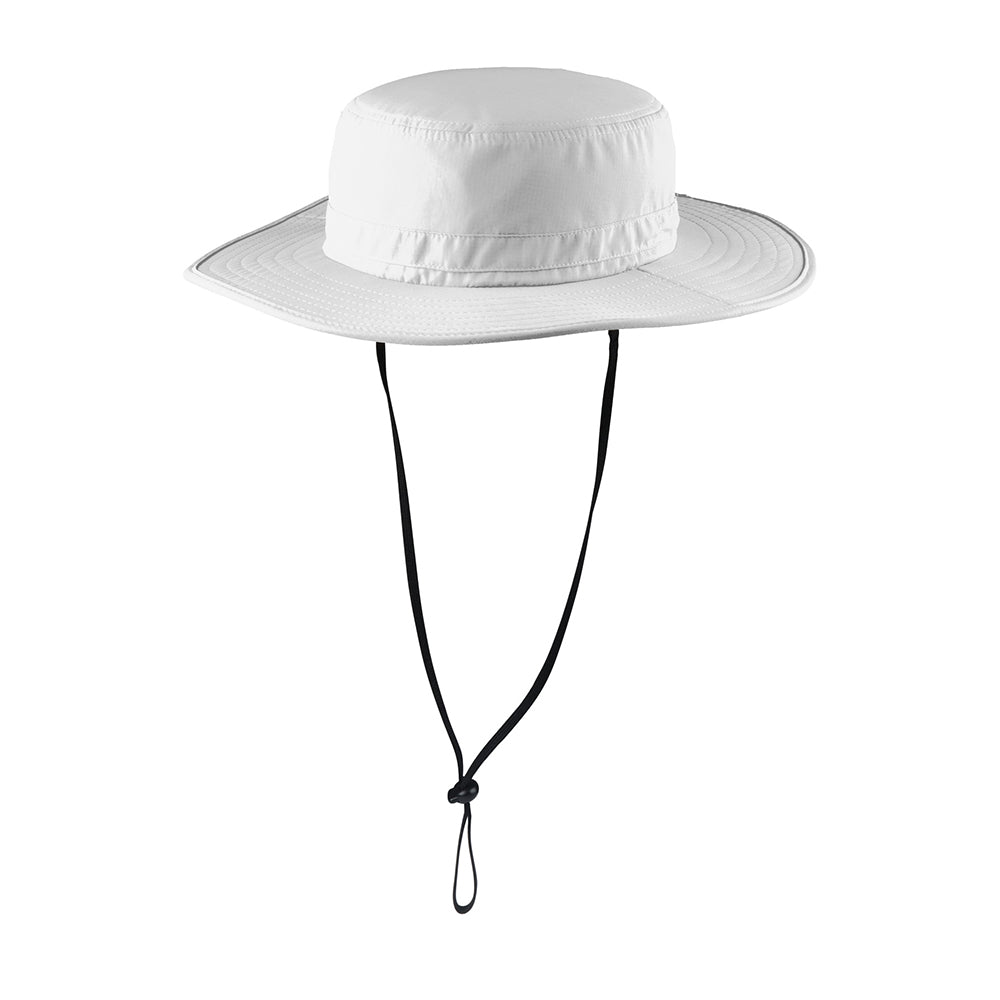 Port Authority Outdoor Wide-Brim Embroidered Hat - White