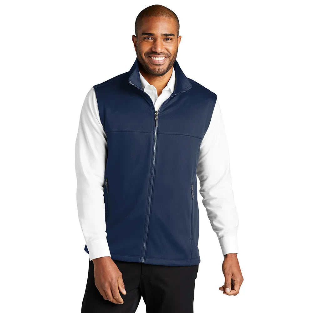Port Authority Collective Smooth Fleece Embroidered Vest