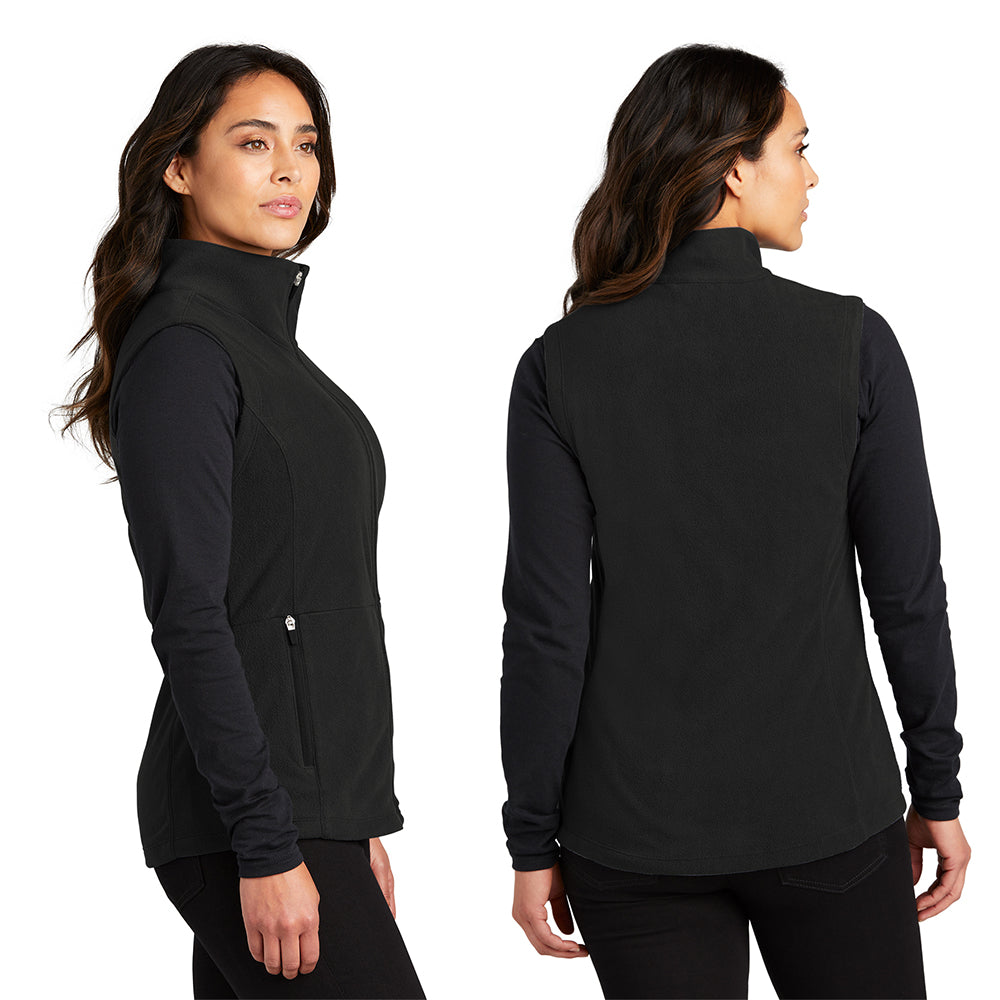 Port Authority Women's Accord Microfleece Embroidered Vest - Navy Blue