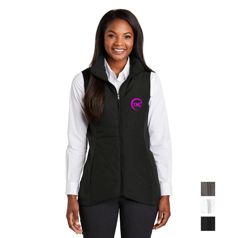 Port Authority Women's Collective Insulated Embroidered Vest - Deep Black