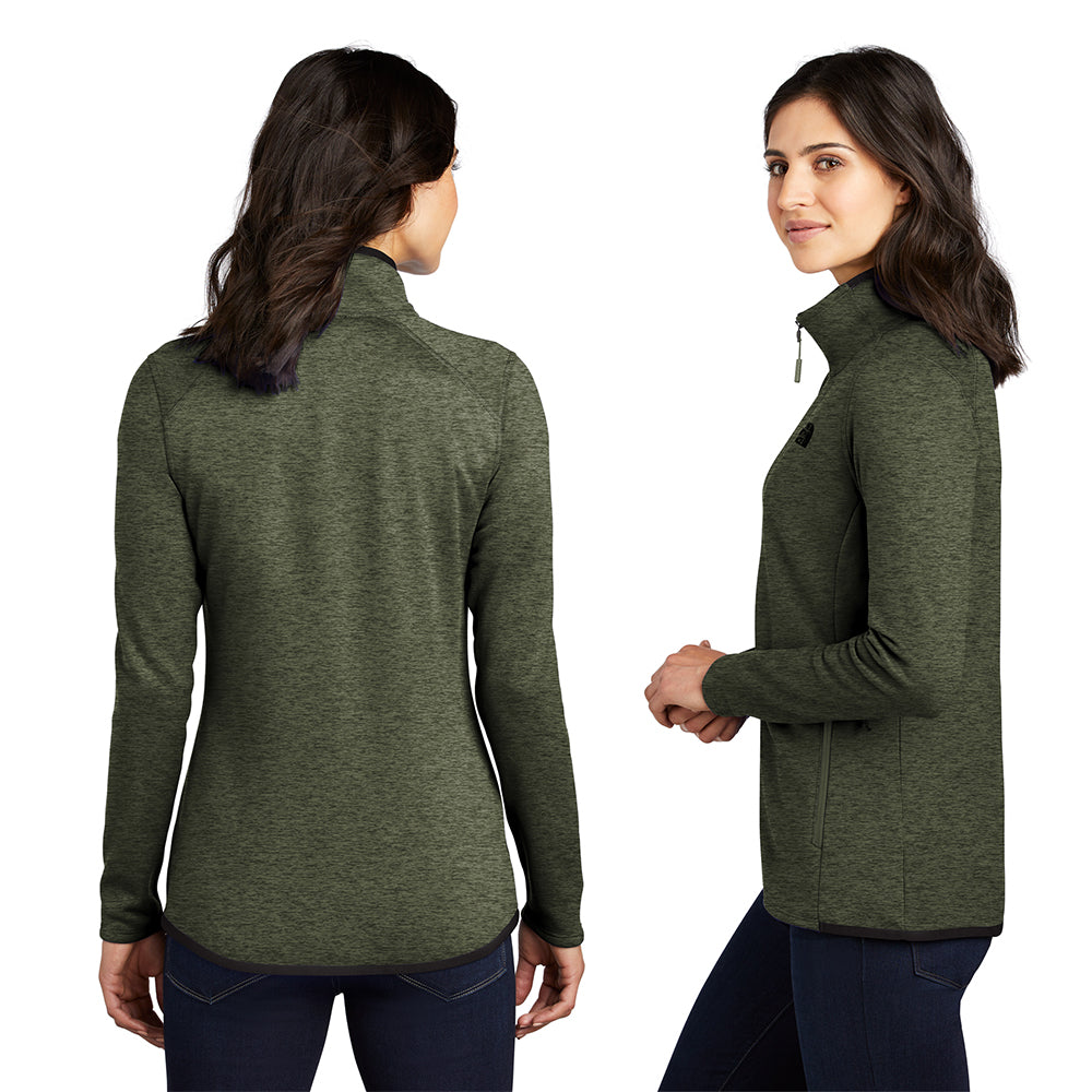 The North Face Women's Skyline Full-Zip Fleece Embroidered Jacket - Lapis Blue (PMS 2756C)