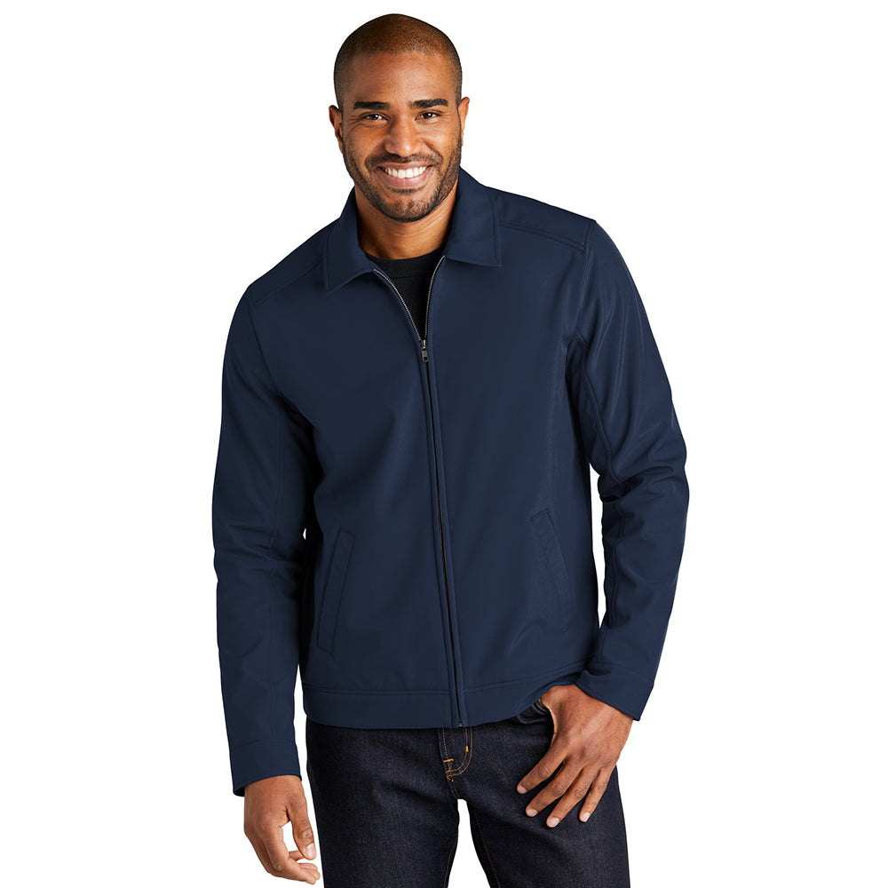 Port Authority Mechanic Soft Shell Embroidered Jacket - Dress Blue Navy