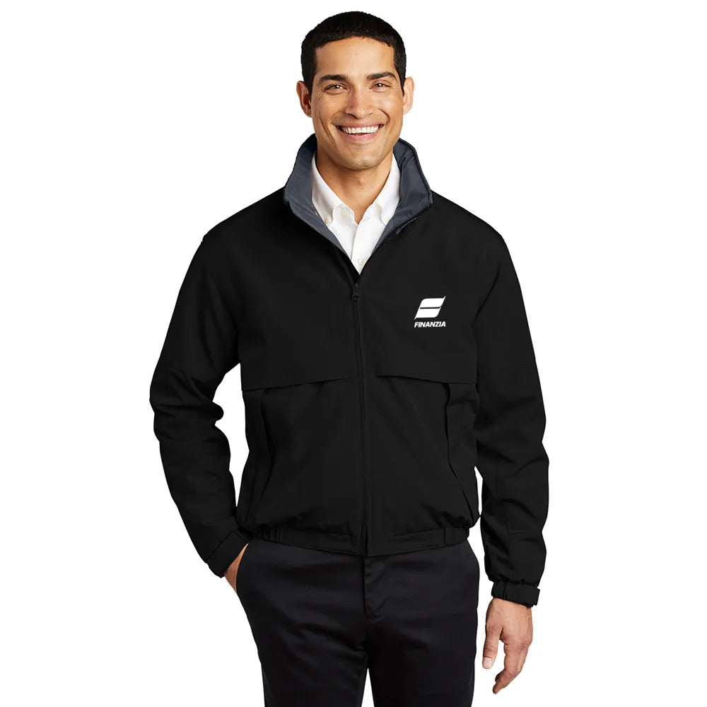 Port Authority Legacy Embroidered Jacket - Black/Steel Grey