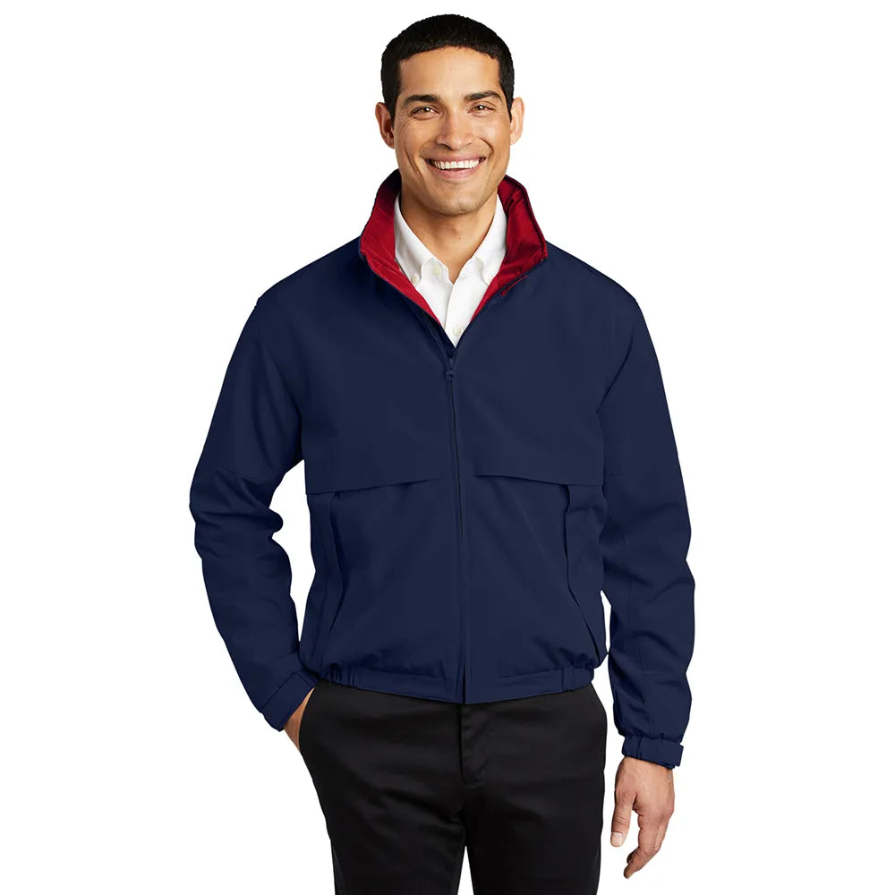 Port Authority Legacy Embroidered Jacket - Dark Naby Blue/Red