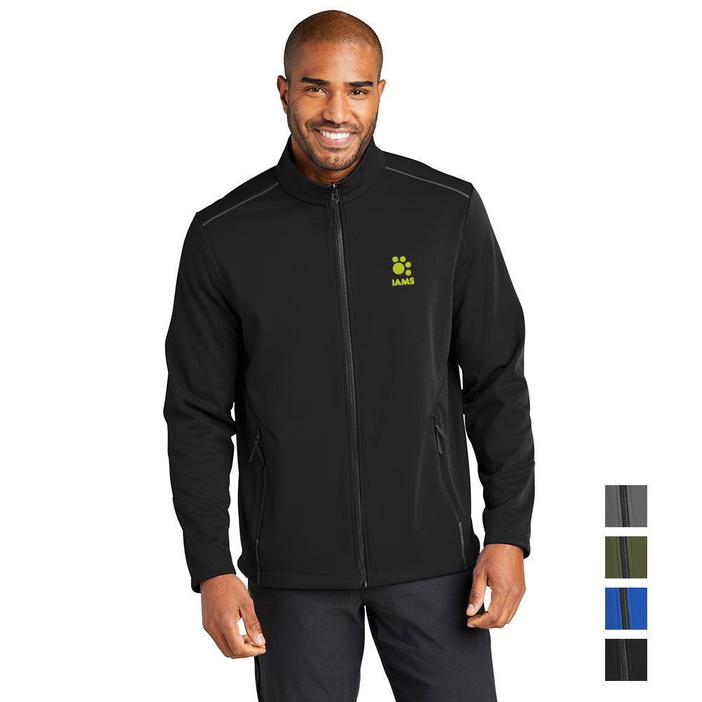 Port Authority Collective Tech Soft Shell Embroidered Jacket - Deep Black