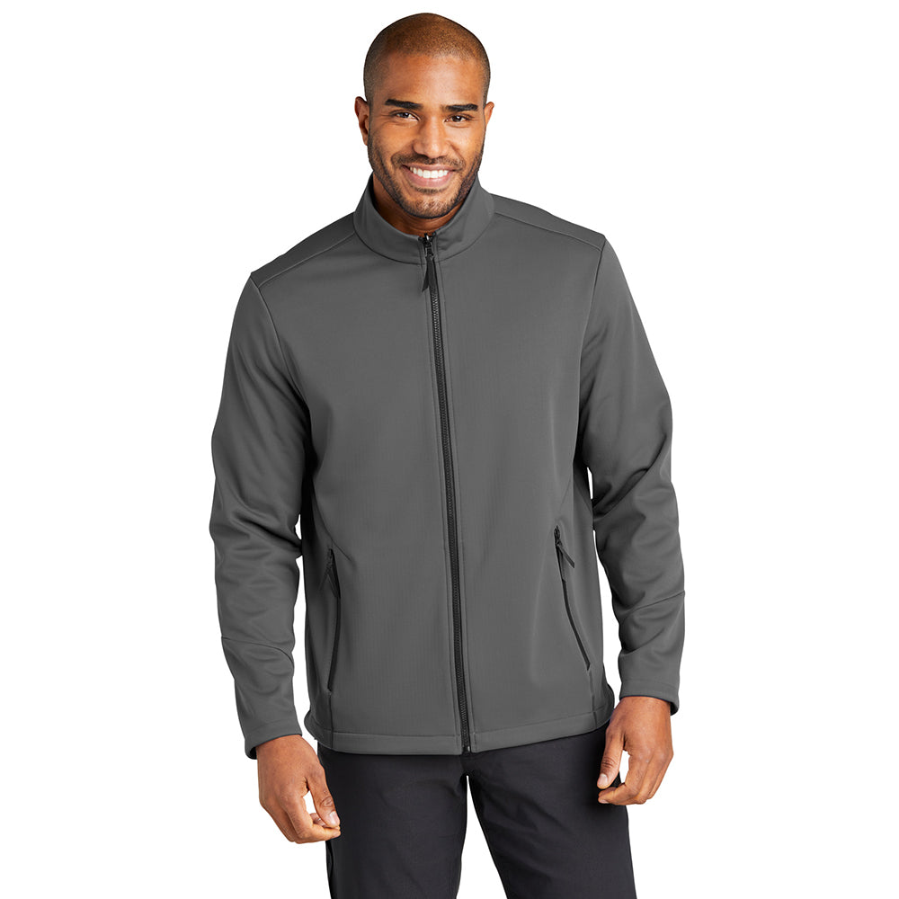 Port Authority Collective Tech Soft Shell Embroidered Jacket - Graphite Grey