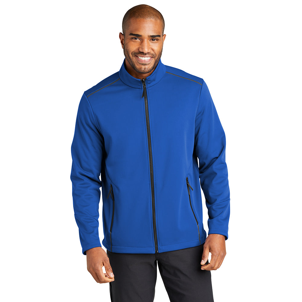 Port Authority Collective Tech Soft Shell Embroidered Jacket - True Royal Blue