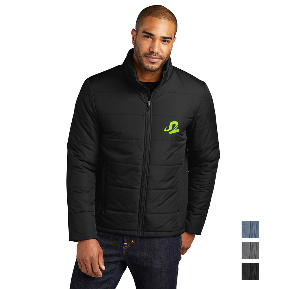 Port Authority Puffer Embroidered Jacket - Deep Black