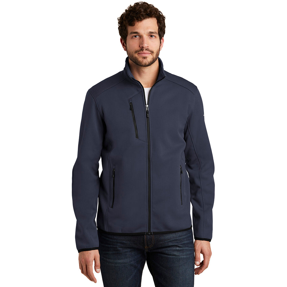 Eddie Bauer Dash Full-Zip Fleece Embroidered Jacket - River Blue Navy
