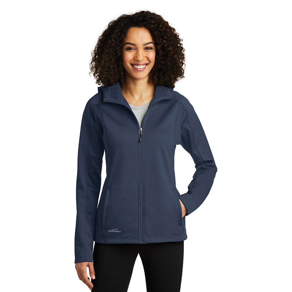 Eddie Bauer Women's Trail Soft Shell Embroidered Jacket - River Blue Navy/River Blue Navy