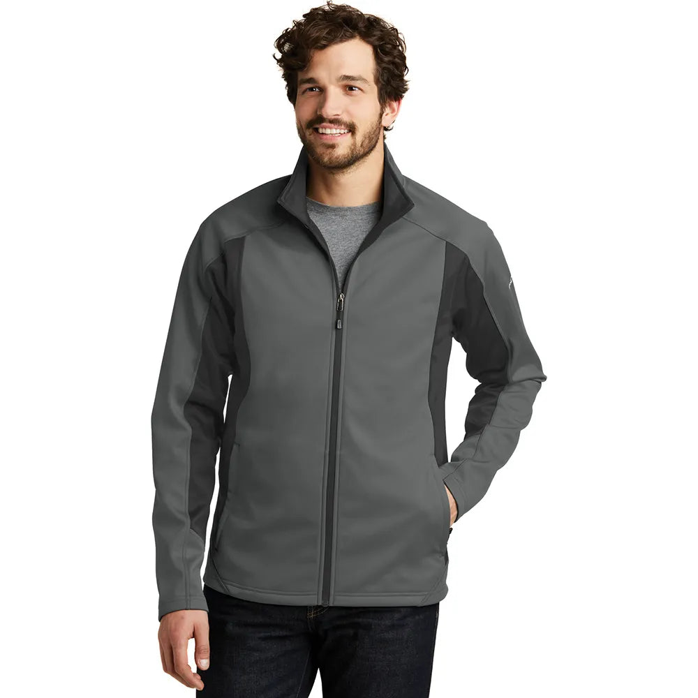 Eddie Bauer Trail Soft Shell Embroidered Jacket - Metal Grey/Grey Steel