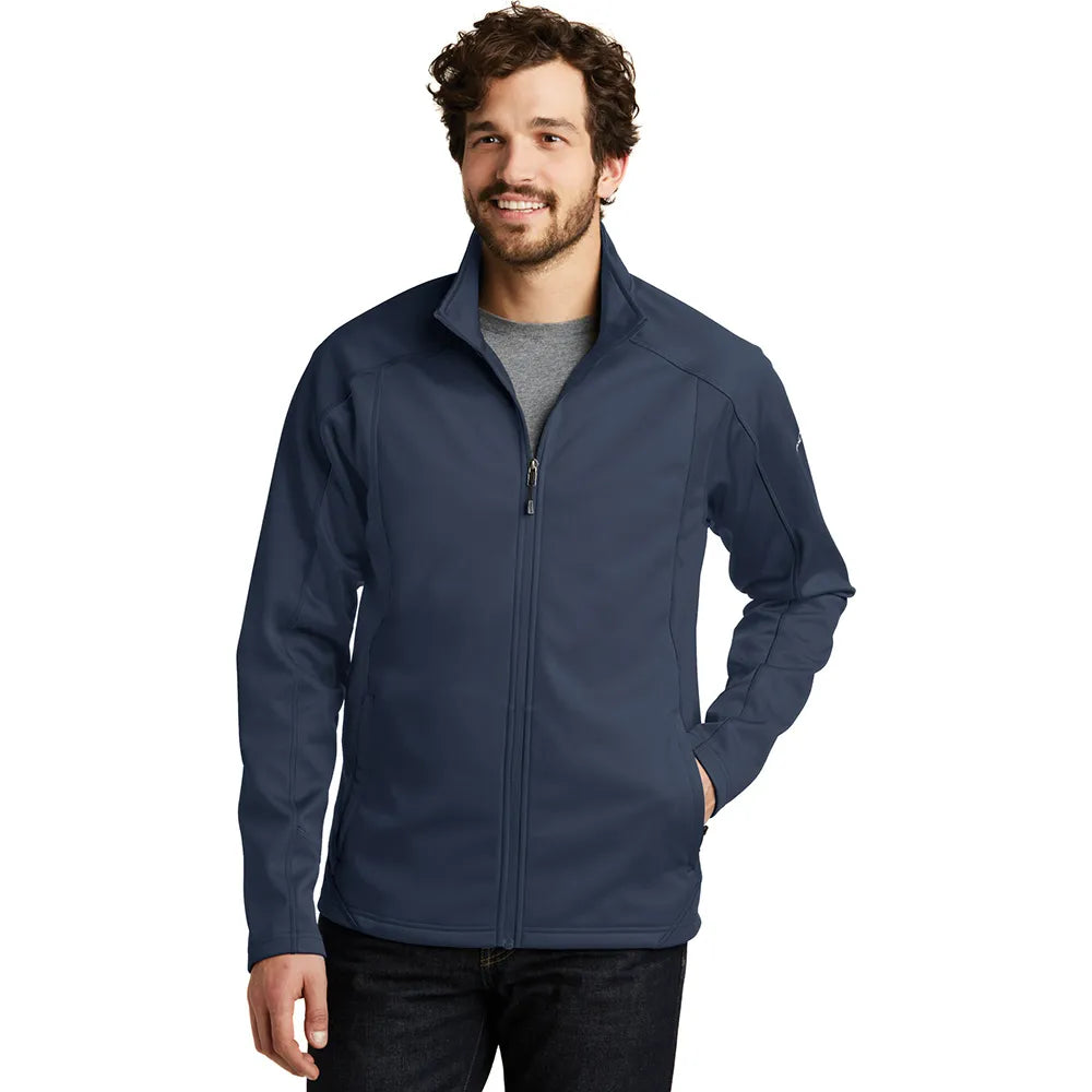 Eddie Bauer Trail Soft Shell Embroidered Jacket - River Blue Navy/River Blue Navy