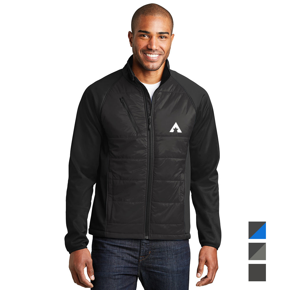 Port Authority Hybrid Soft Shell Embroidered Jacket - Deep Black