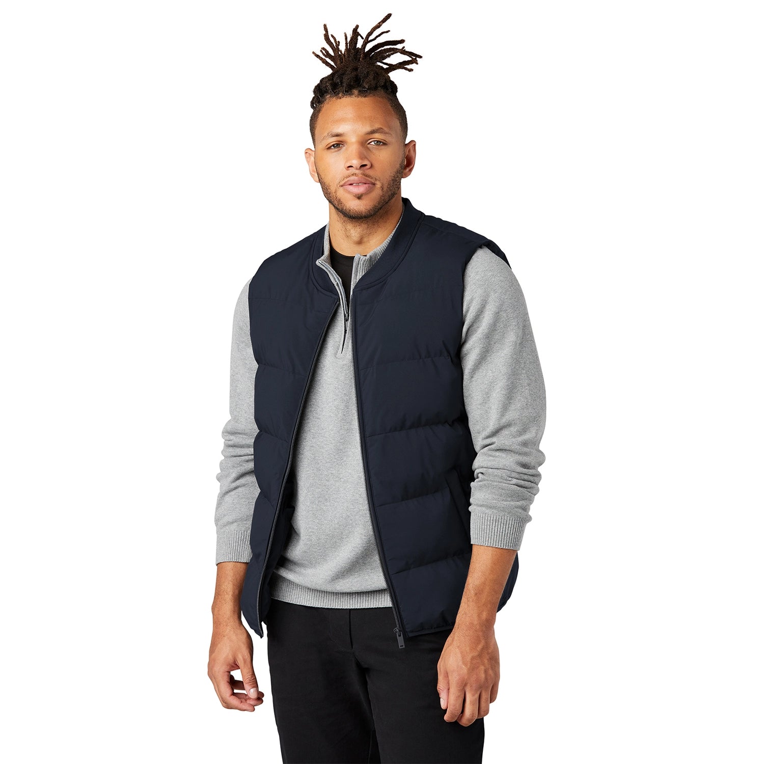 Mercer+Mettle Puffy Embroidered Vest
