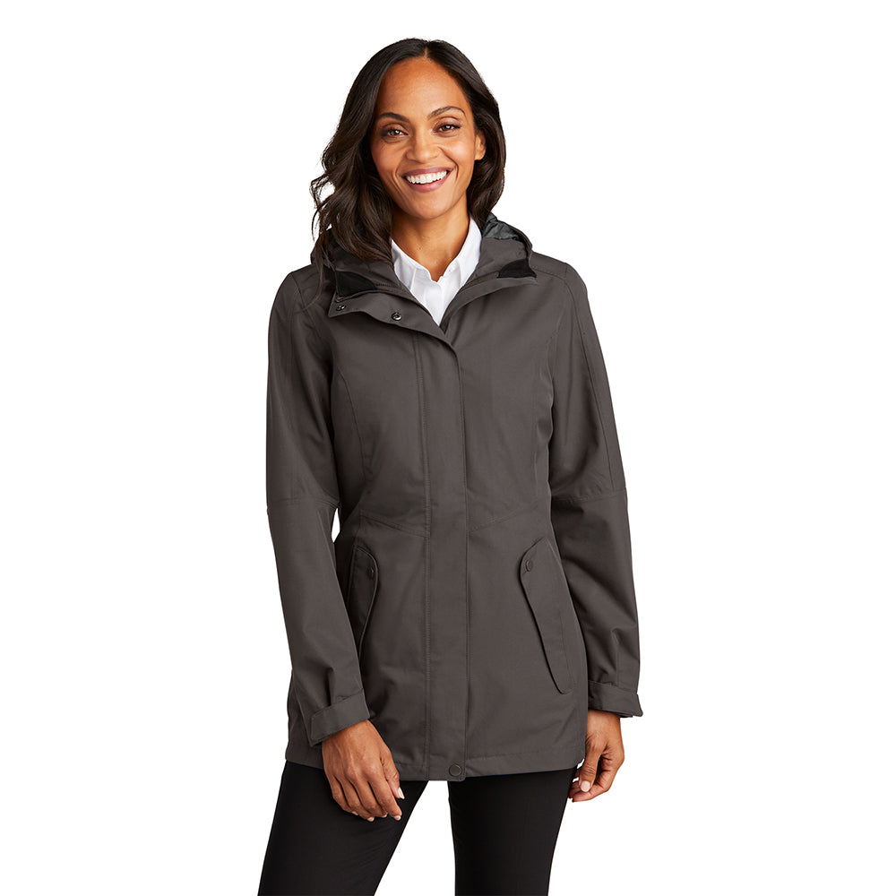 Port Authority Women's Collective Outer Shell Embroidered Jacket - Graphite Grey