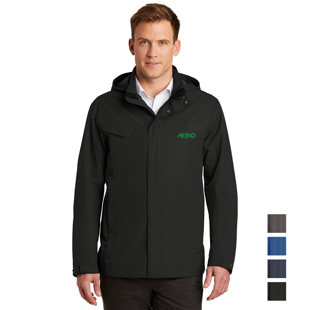 Port Authority Collective Outer Shell Embroidered Jacket - Deep Black