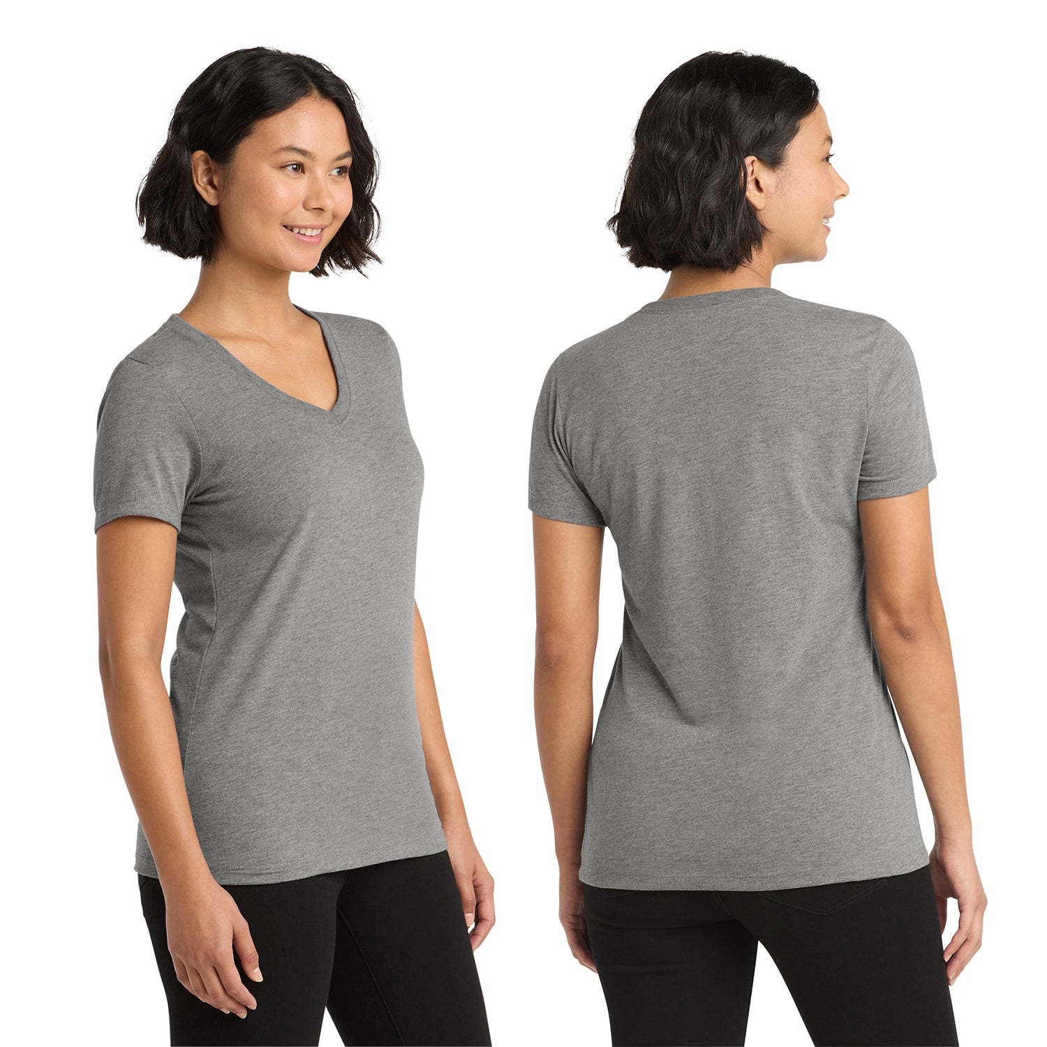 Allmade Decorated Women’s TriBlend VNeck Tee